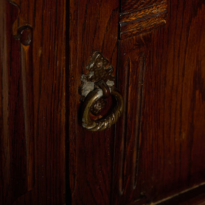 英国 クラシック オーク材 キャビネット