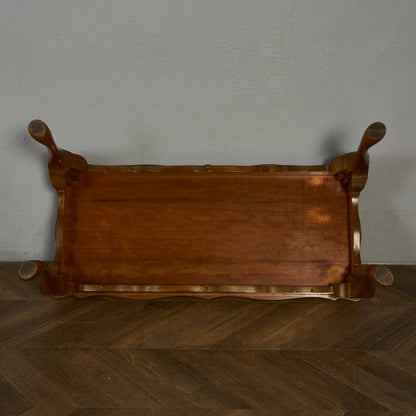 英国 クラシック ガラストップ センターテーブル #86977