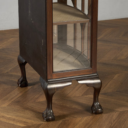 英国 クラシック ディスプレイ ガラス キャビネット #97302