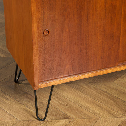 ヴィンテージ キャビネット カスタム アイアン ヘアピンレッグ