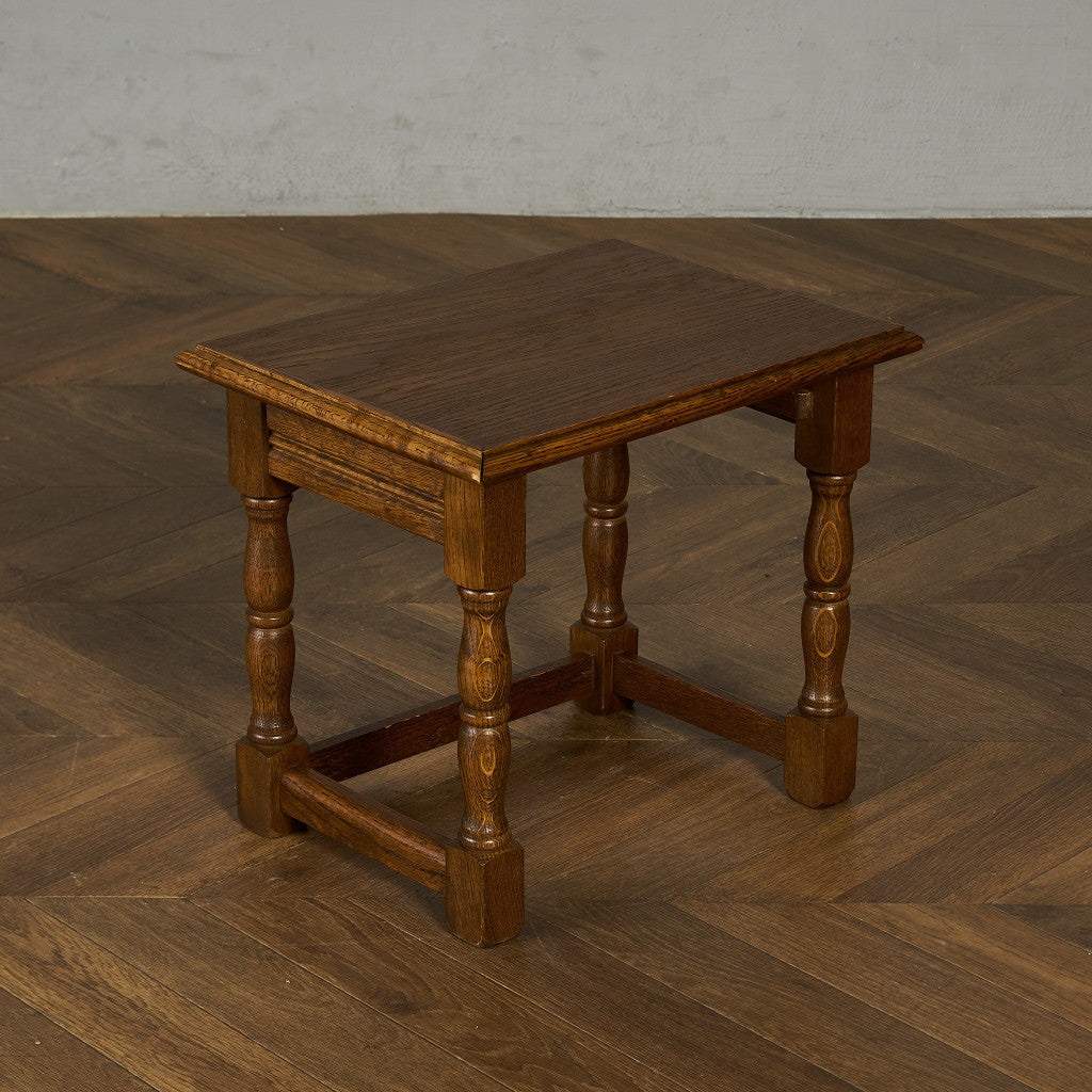 英国 クラシック オーク材 ネストテーブル #89838