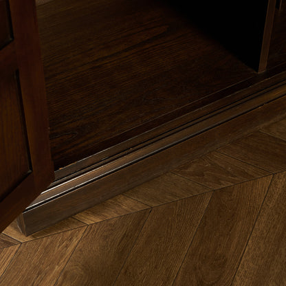 Old Colonial Mural レコード キャビネット  ラウンドゴールドラベル