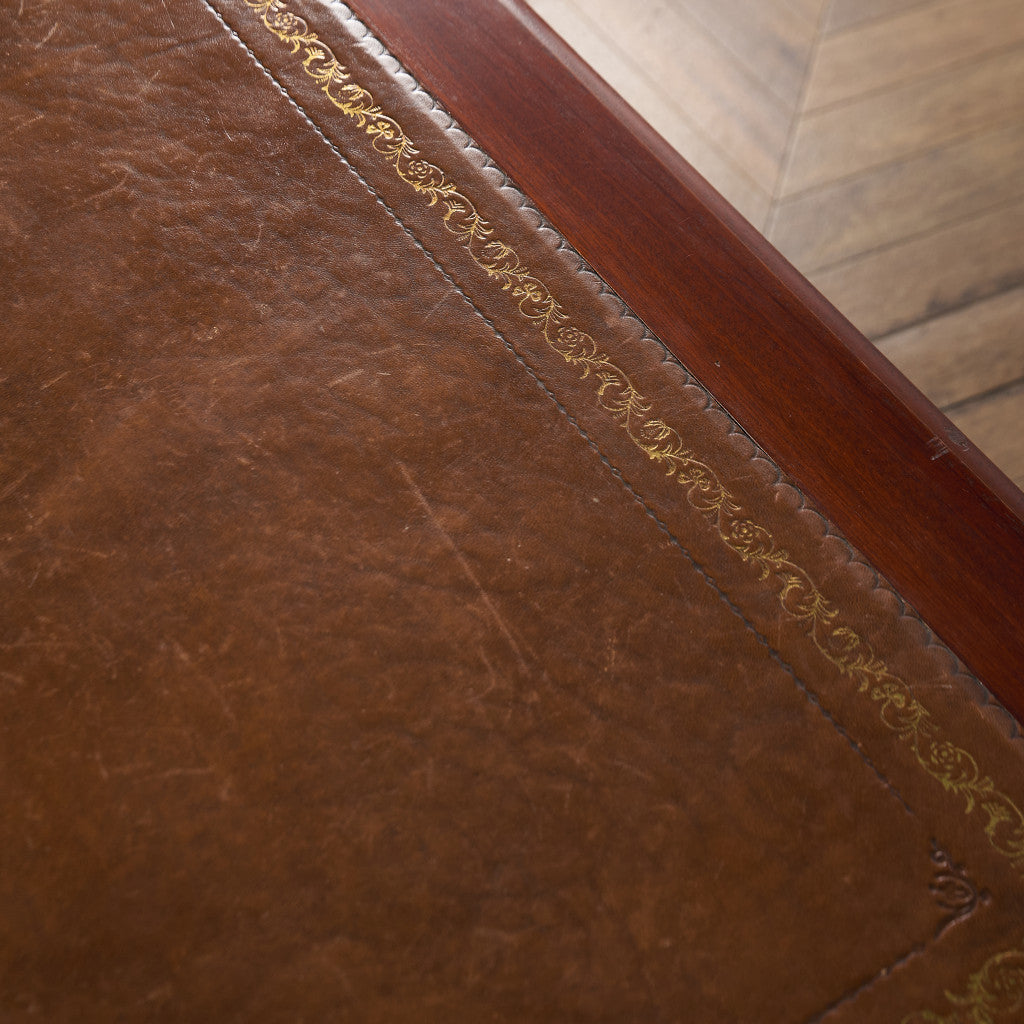 英国 クラシック 両袖 デスク