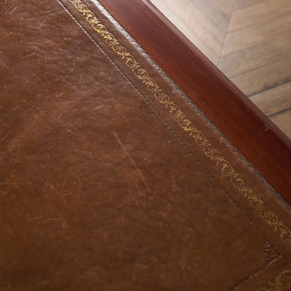 英国 クラシック 両袖 デスク