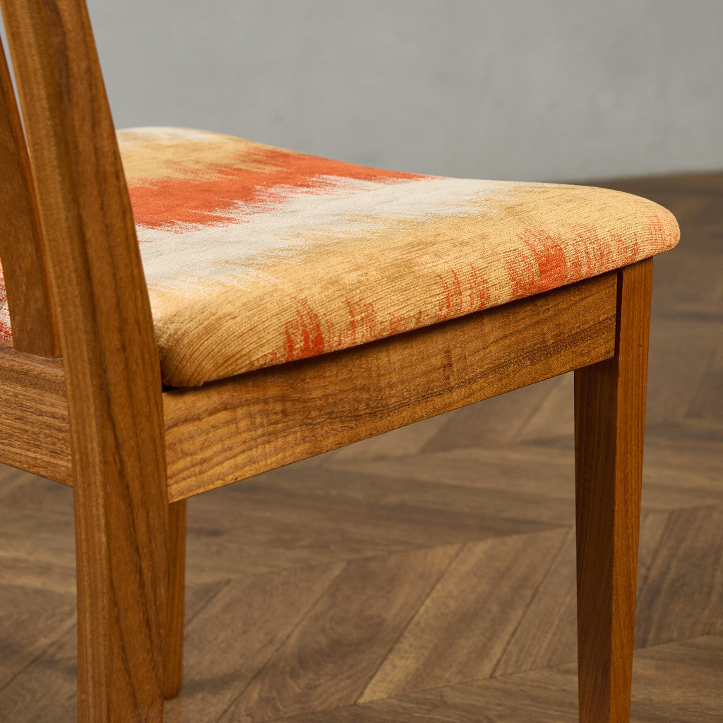 スラットバックチェア 座面張替え済み