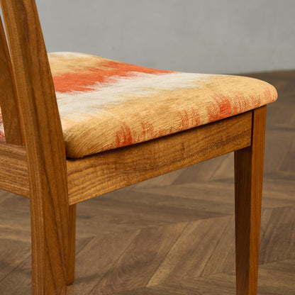 スラットバックチェア 座面張替え済み