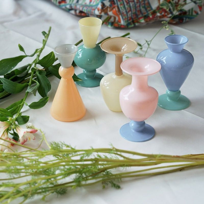 MINI VASE TWO TONE / Beige×Green