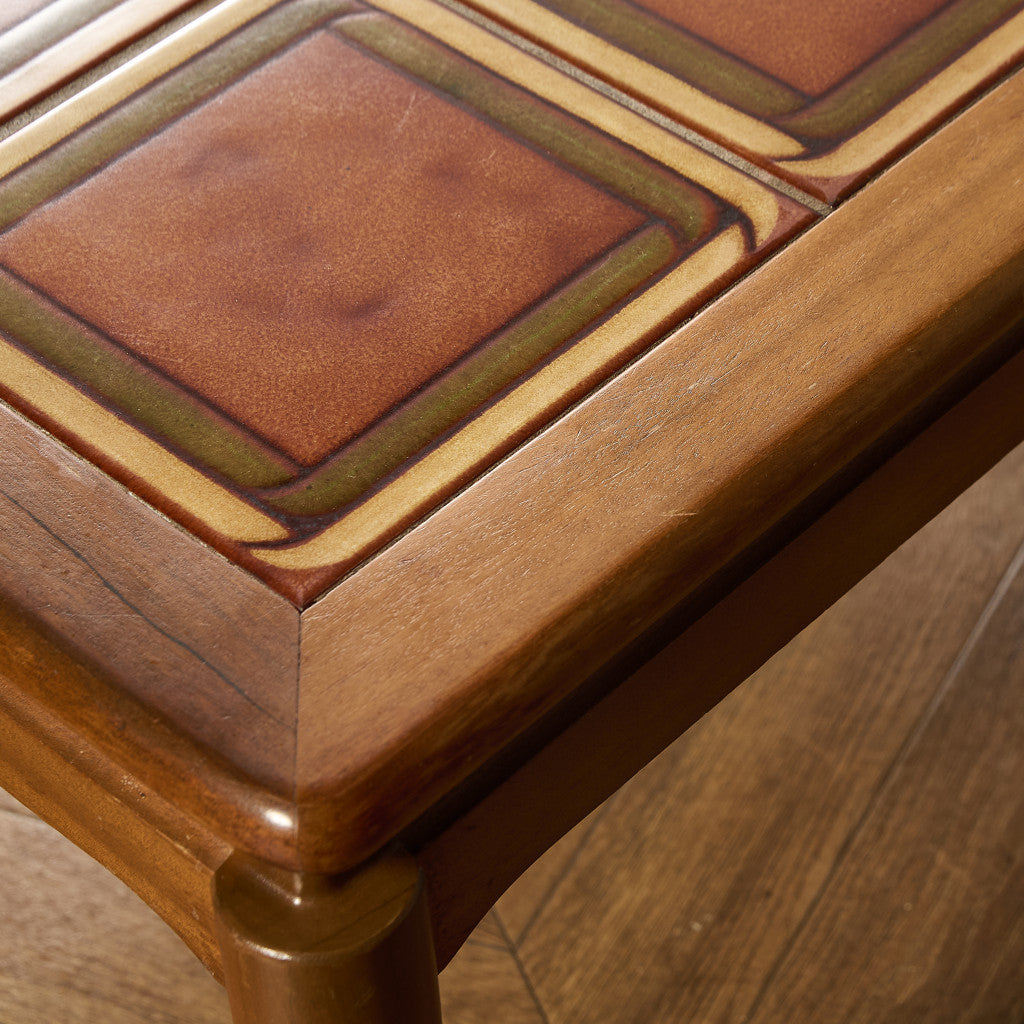 ヴィンテージ タイルトップ センターテーブル