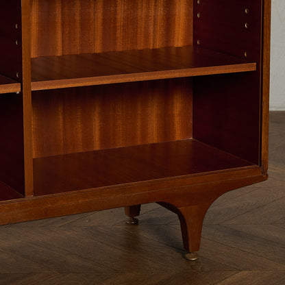 ヴィンテージ ナロー オープン ブックケース