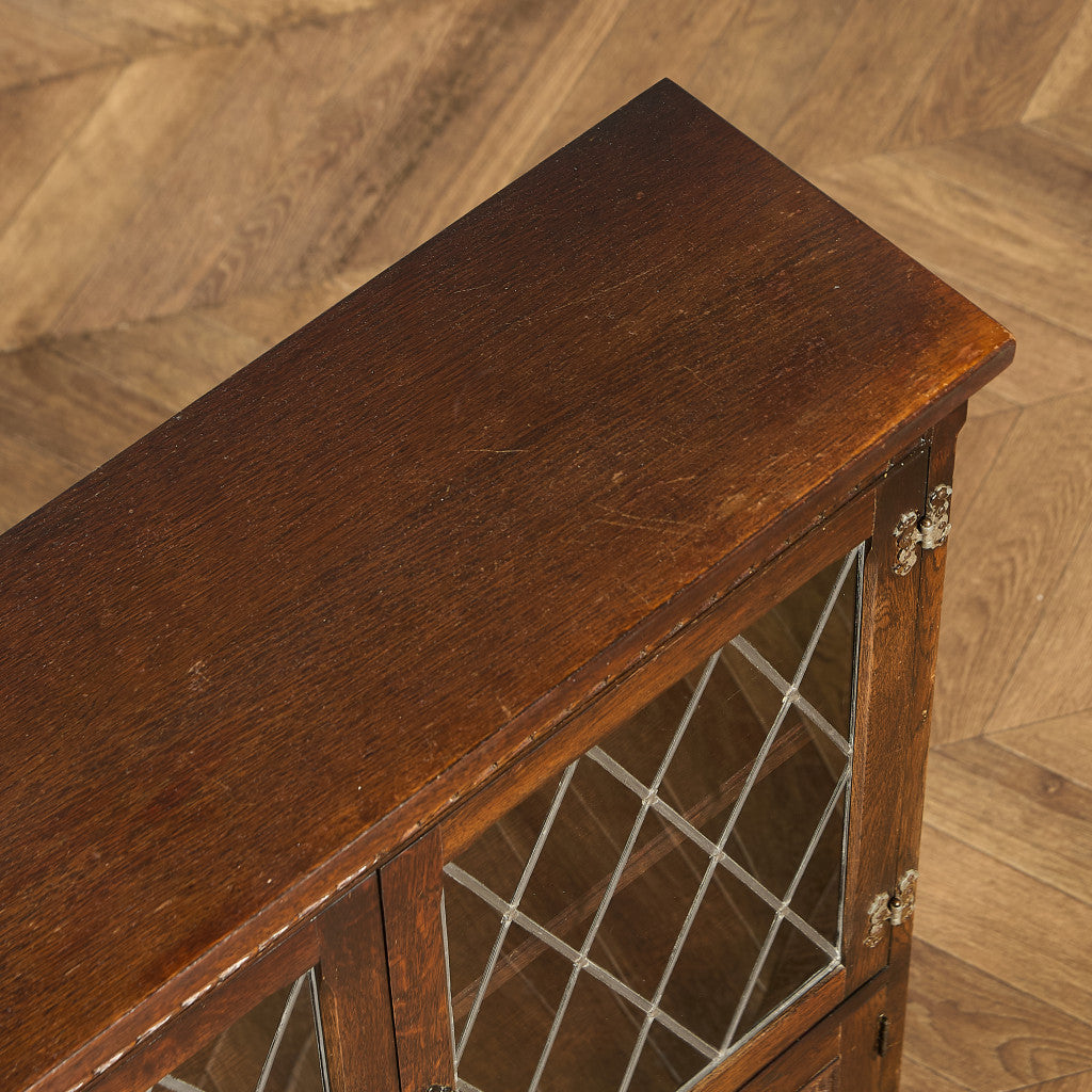 英国 クラシック オーク材 ブックケース