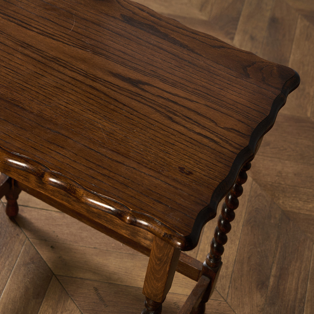 英国 クラシック バーリーシュガーツイスト サイドテーブル