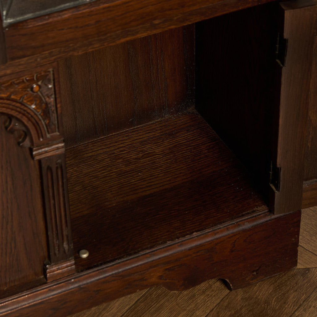 英国 クラシック オーク材 ブックケース