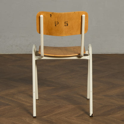 イギリス ヴィンテージ スタッキング スクールチェア