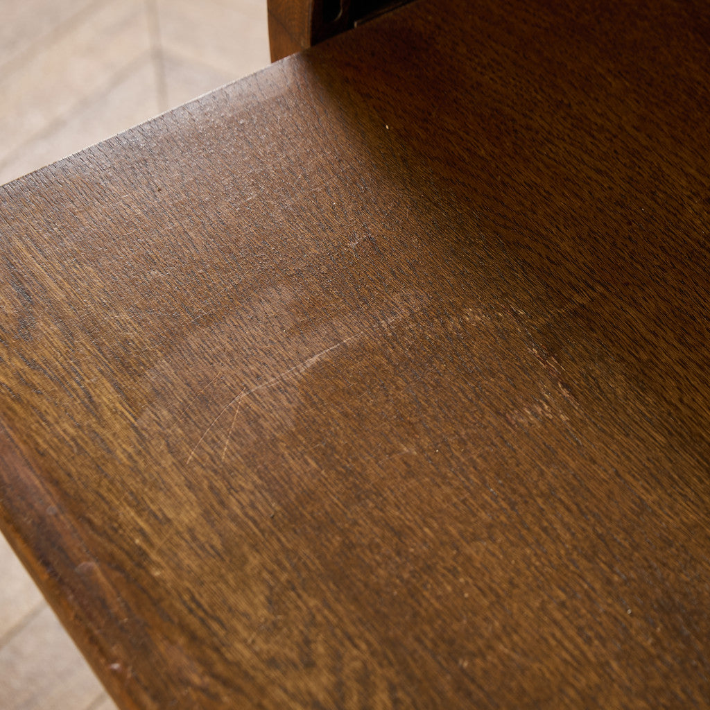 英国 クラシック ロールトップ ライティング ビューロー