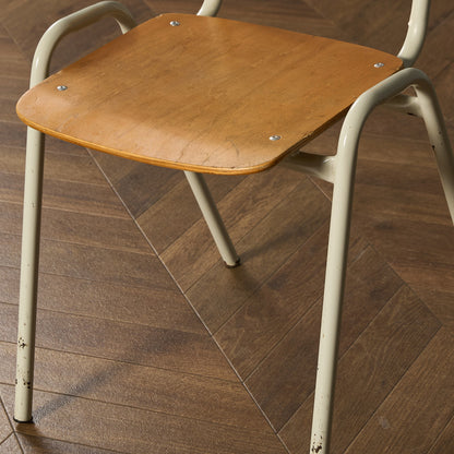 イギリス ヴィンテージ スタッキング スクールチェア