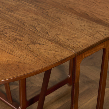 イギリス ヴィンテージ ドロップリーフ ゲートレッグテーブル