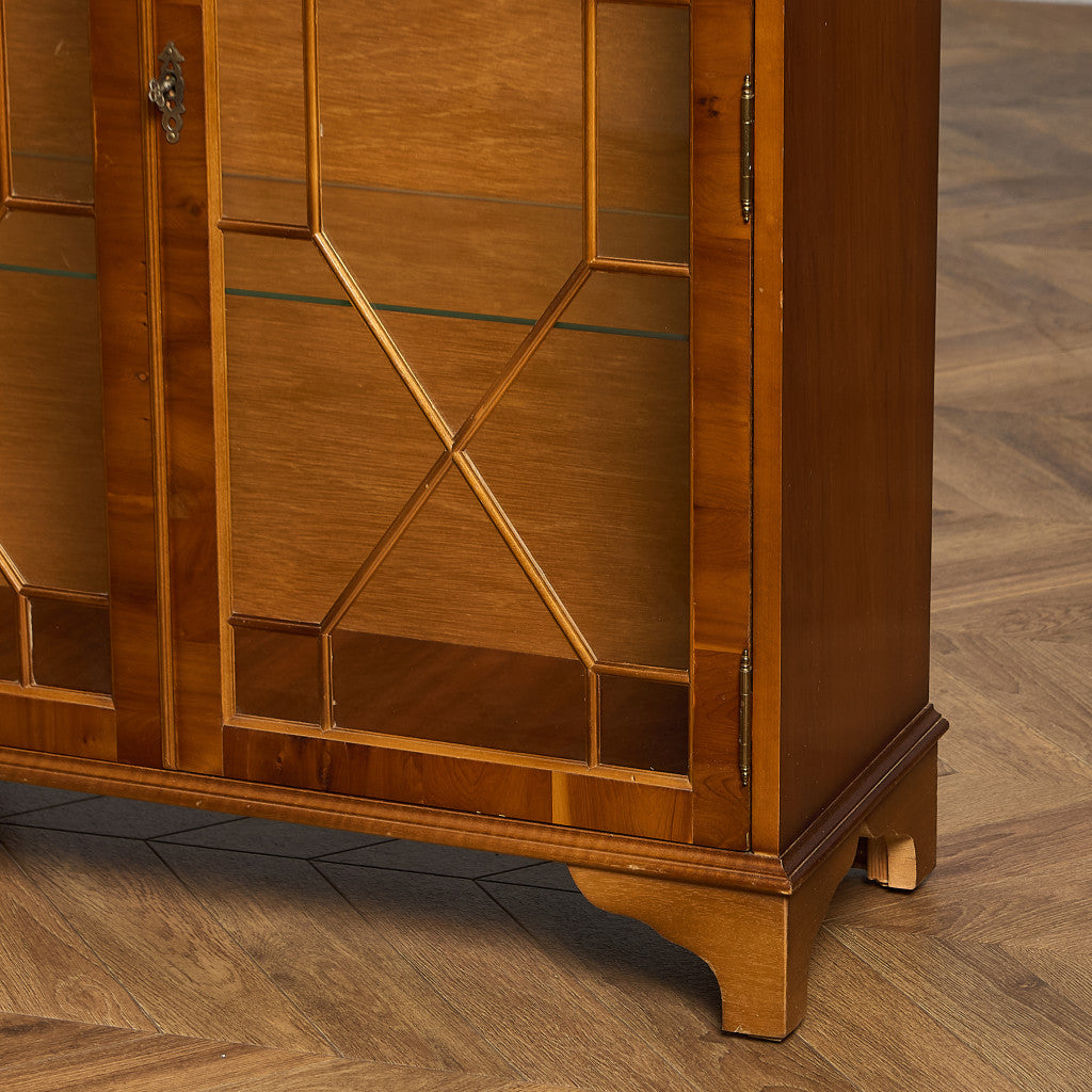 英国 クラシック エドワーディアン ブックケース  食器棚