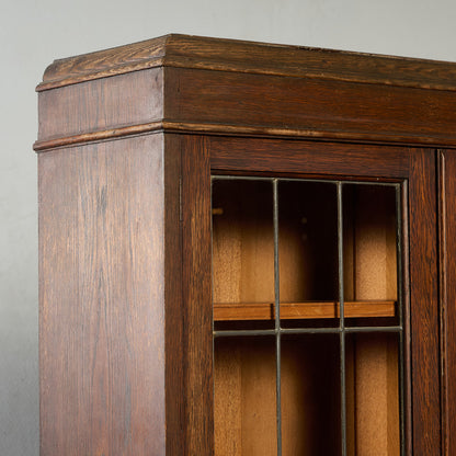 英国 クラシック ブックケース 食器棚