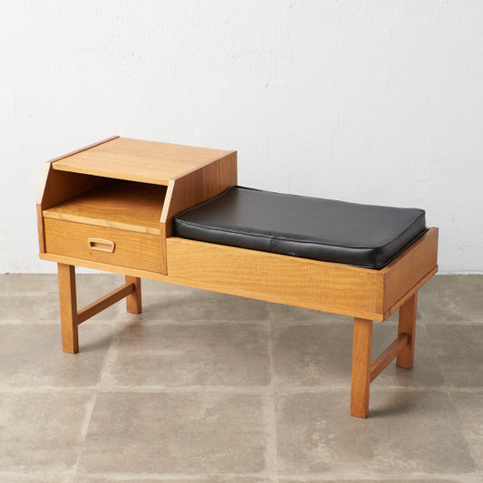 英国ヴィンテージ テレフォンベンチ