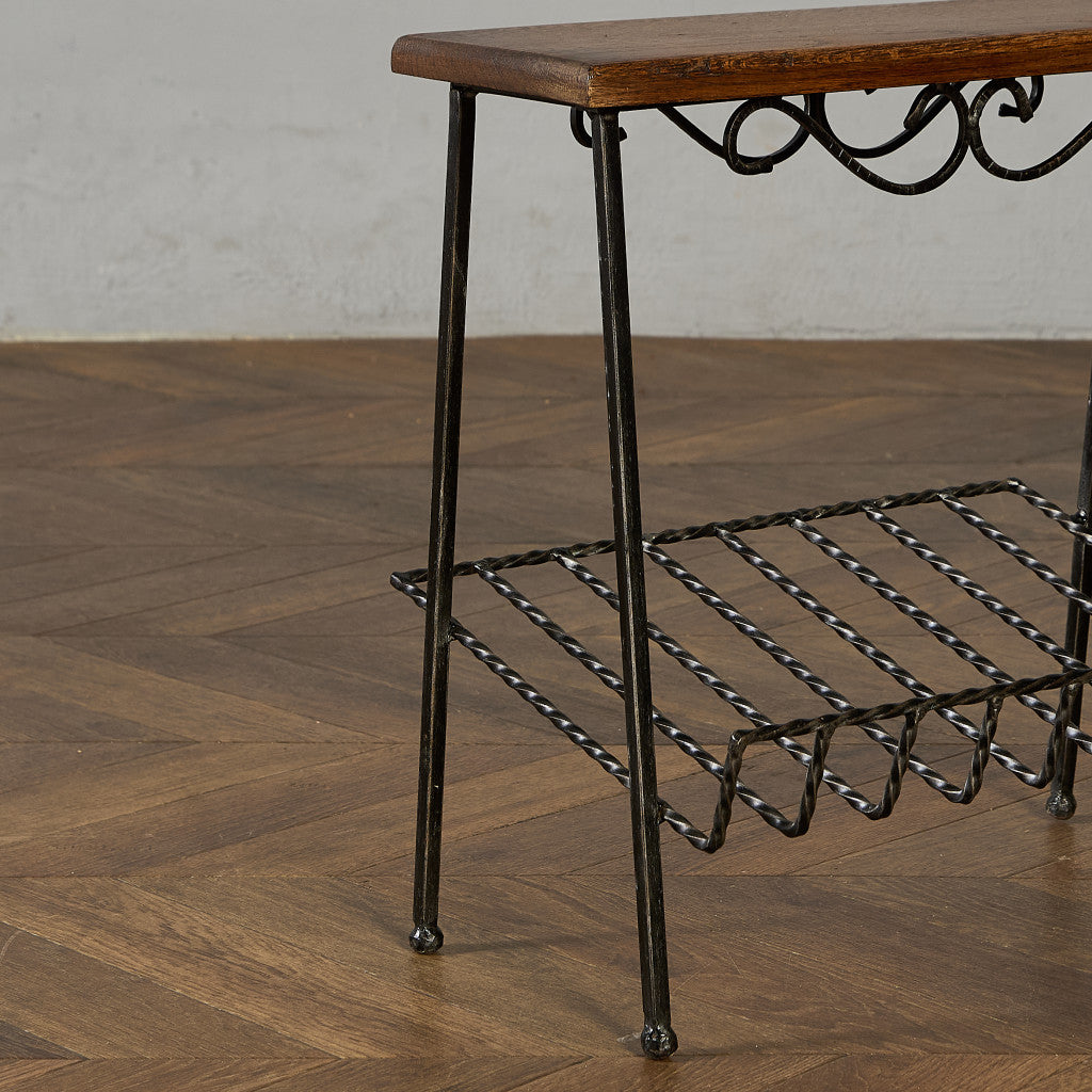 英国 ヴィンテージ マガジンラック