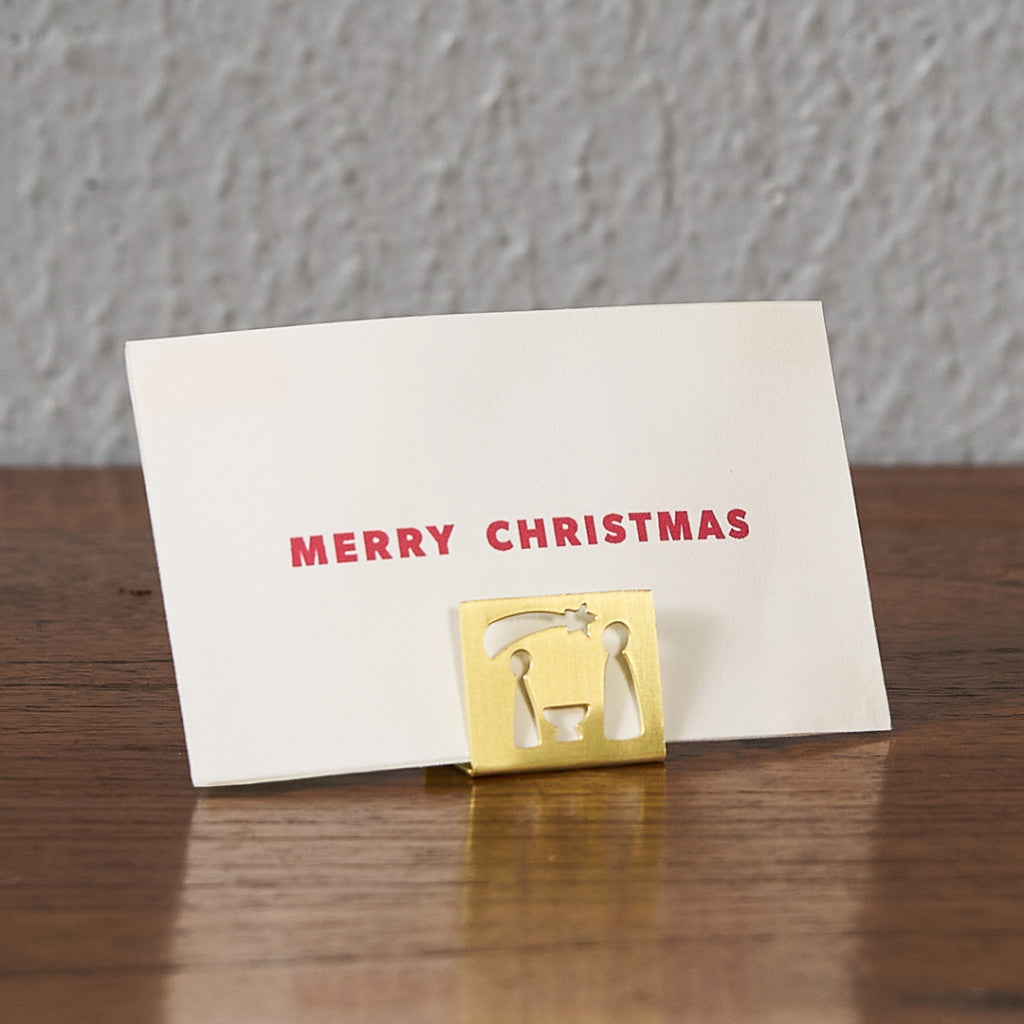 Christmas corner Card holder / SetA