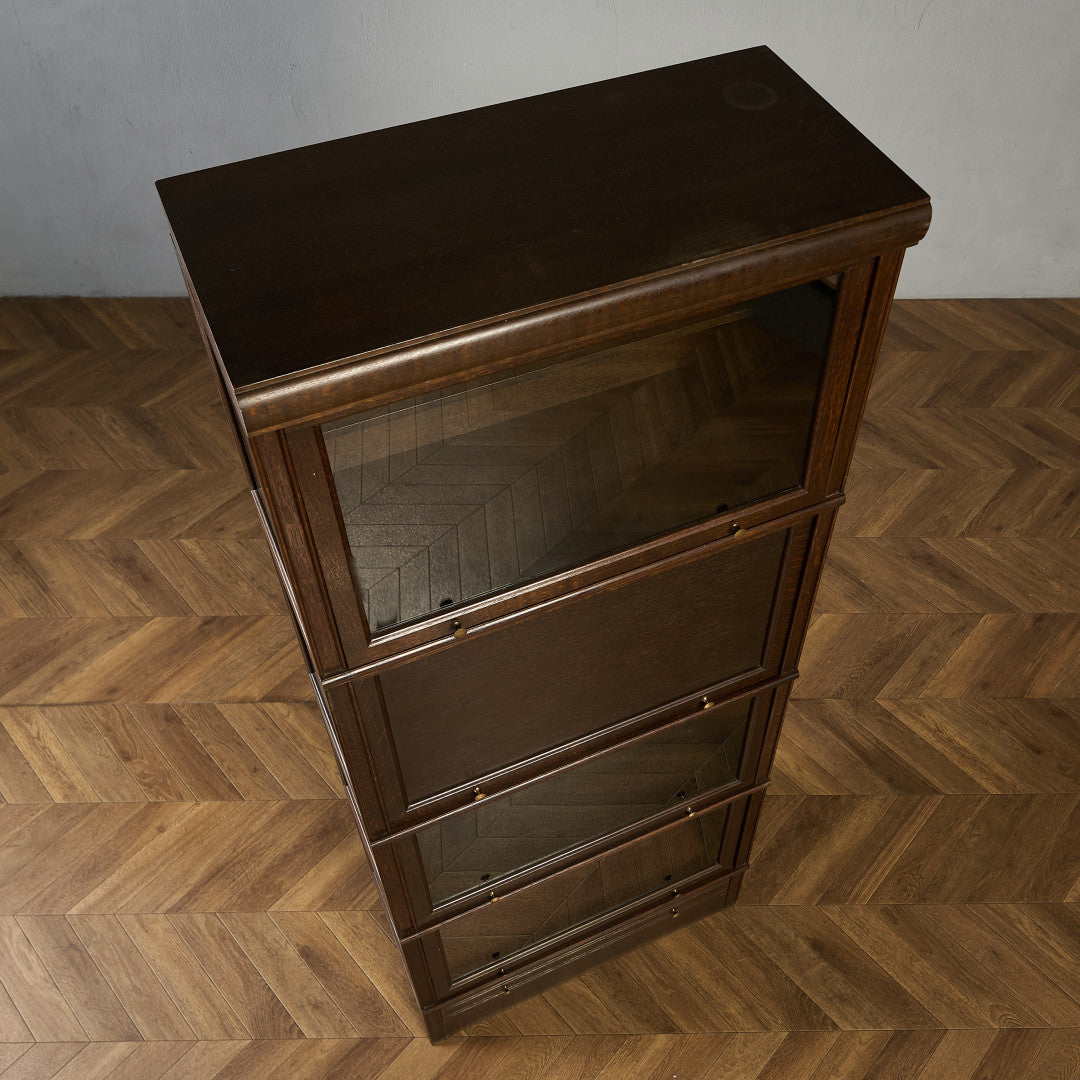 英国 クラシック スタッキングブックケース