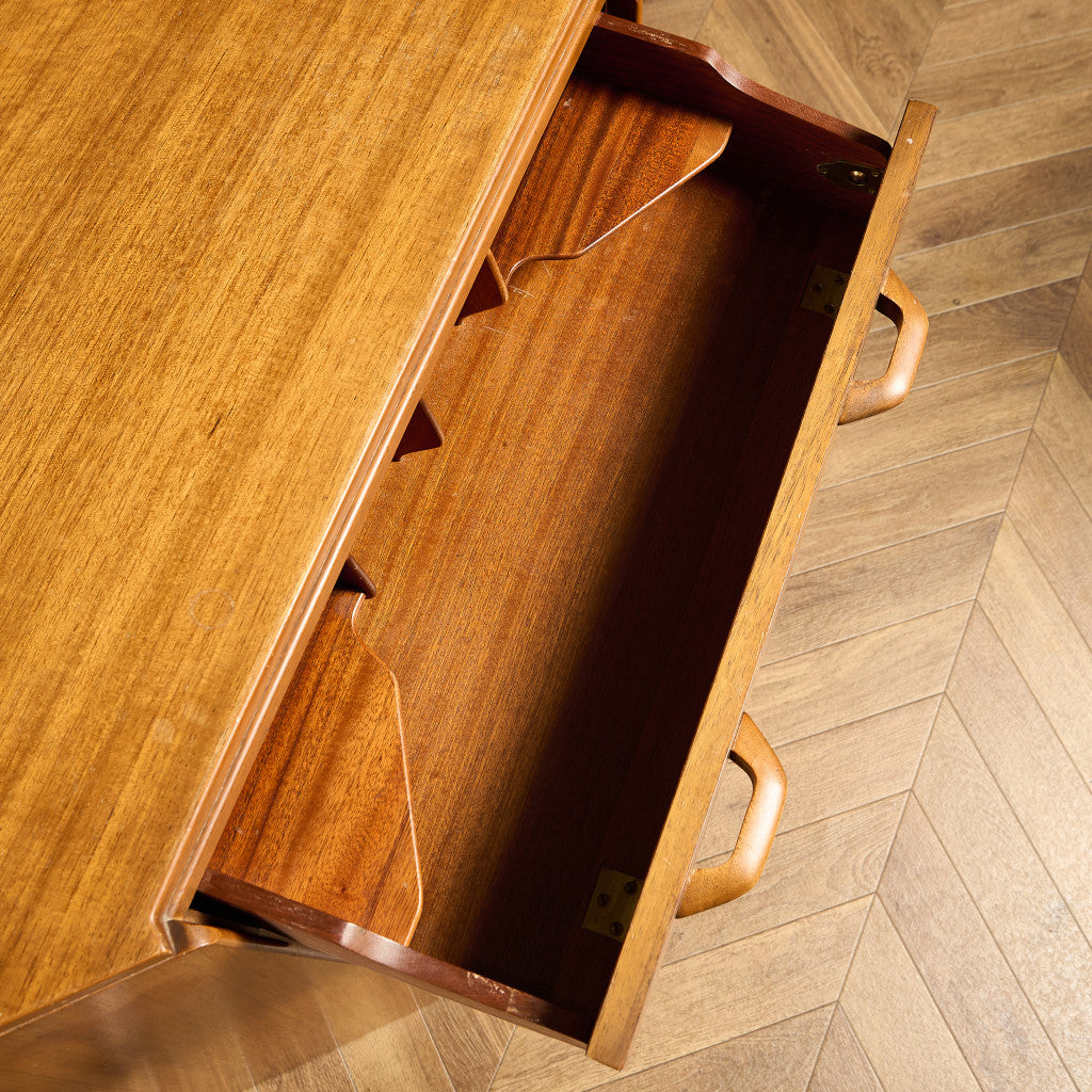 Brandon ライティングデスク付き コーナーキャビネット 3点セット