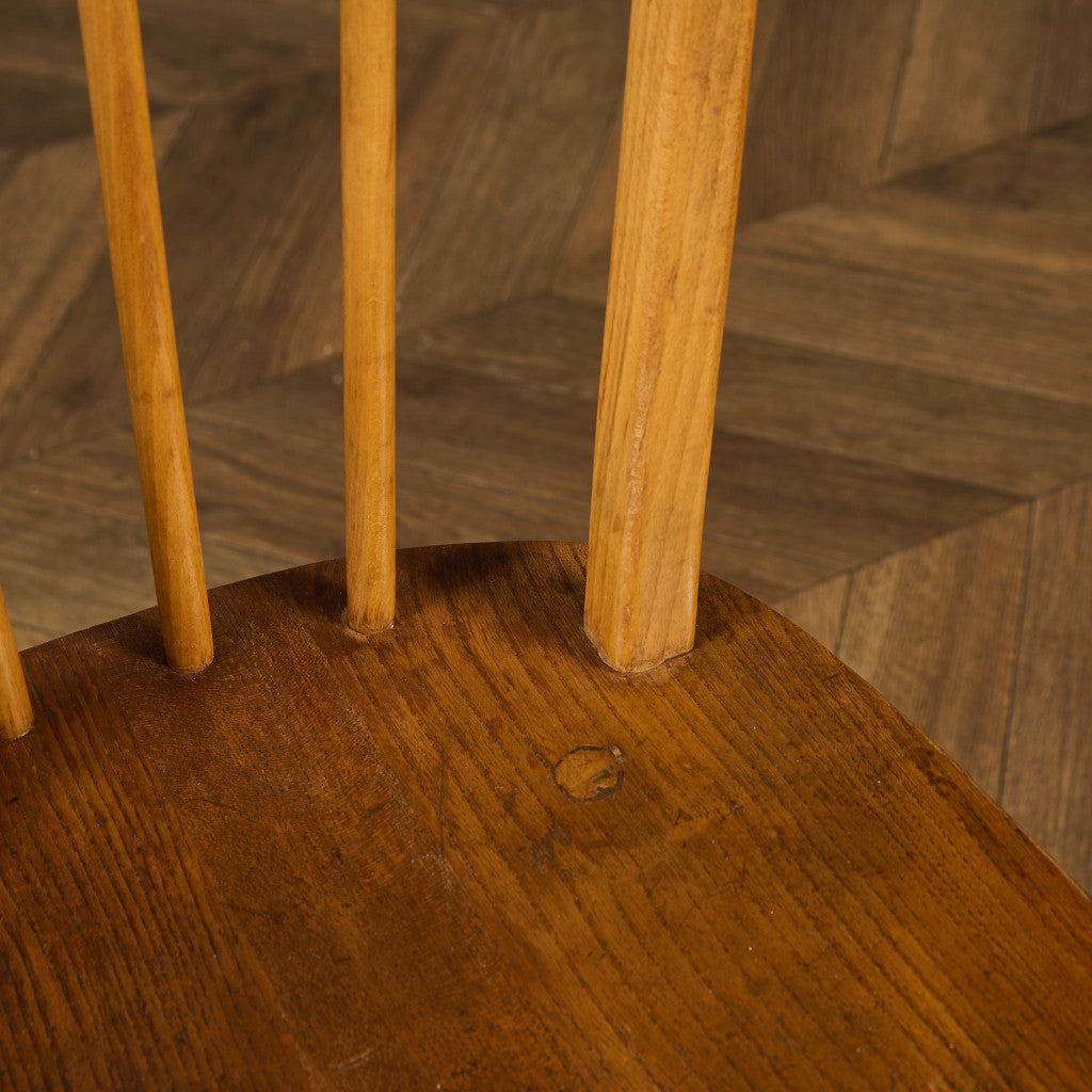 アーコール ERCOL ヴィンテージ 4本 スポーク フープバックチェア ラウンドゴールドラベル #89987