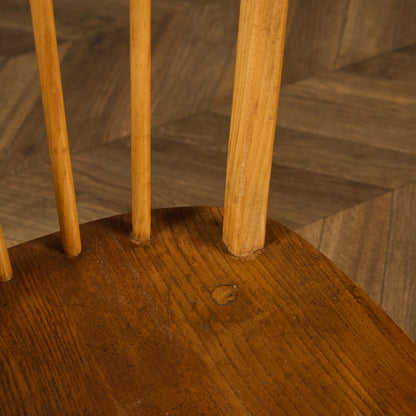 アーコール ERCOL ヴィンテージ 4本 スポーク フープバックチェア ラウンドゴールドラベル #89987