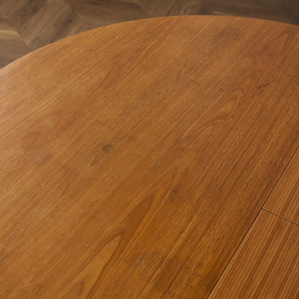 英国 ヴィンテージ エクステンション ラウンド ダイニングテーブル