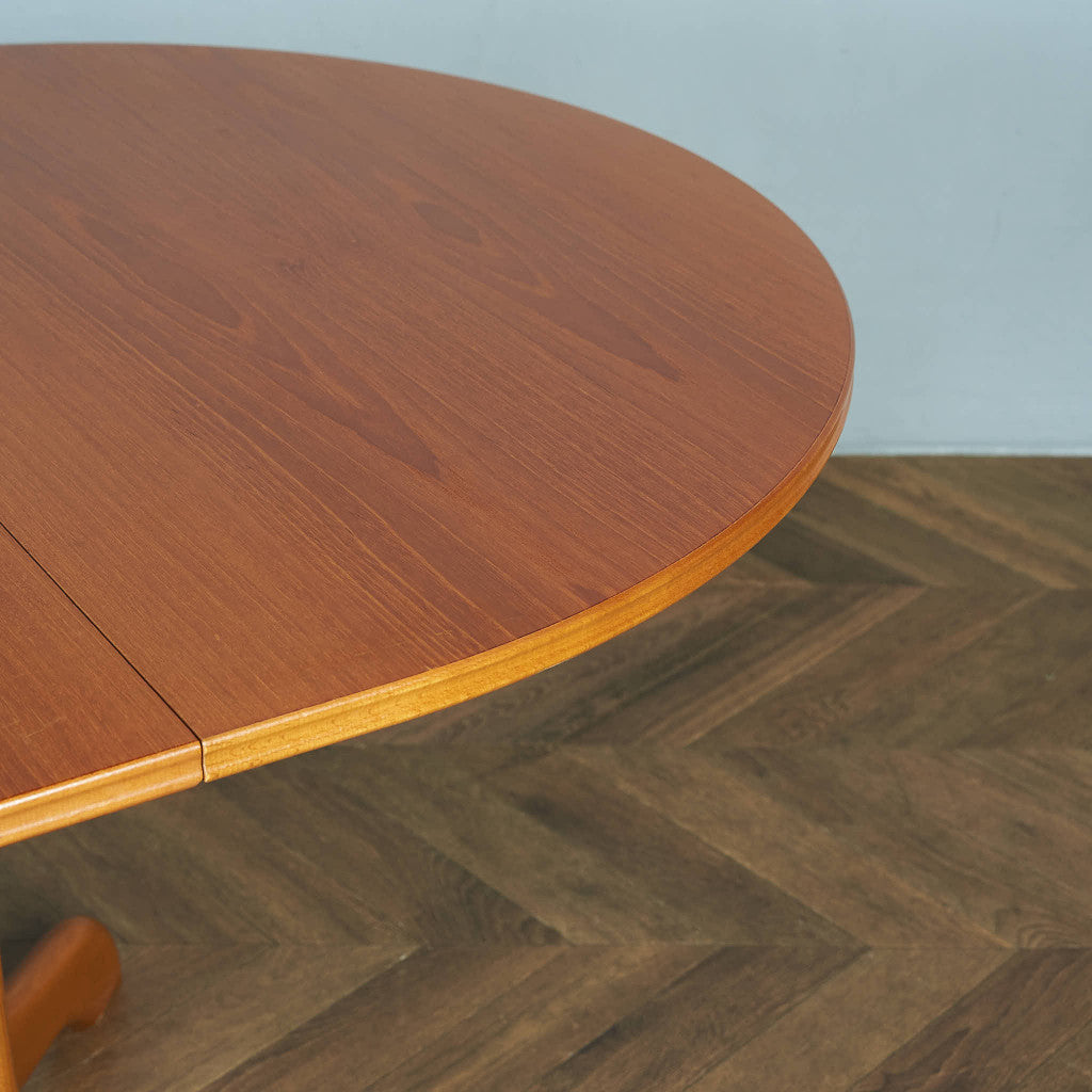 British Vintage Drop Leaf Dining Table #84059