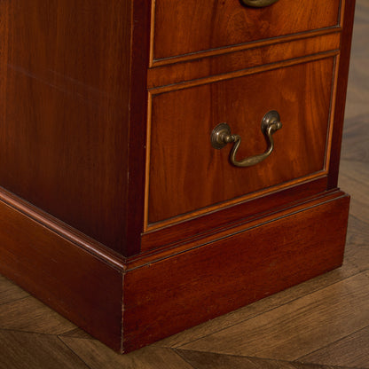 英国 クラシック 両袖 デスク