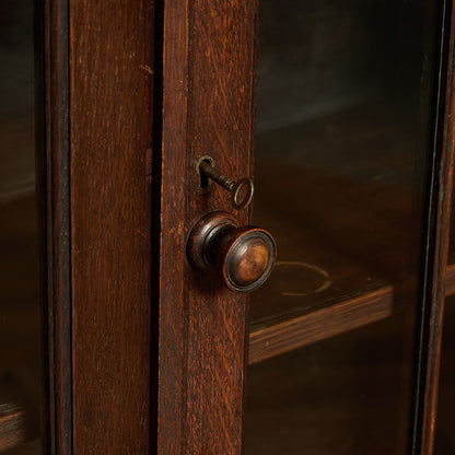 英国 クラシック ブックケース 食器棚