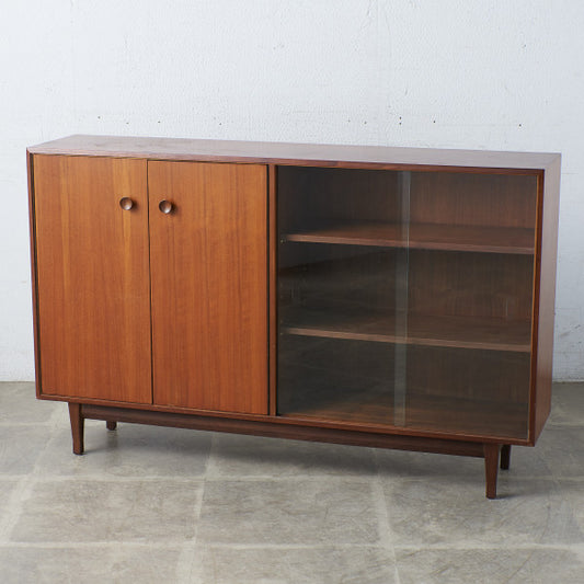 ヴィンテージ ガラスキャビネット