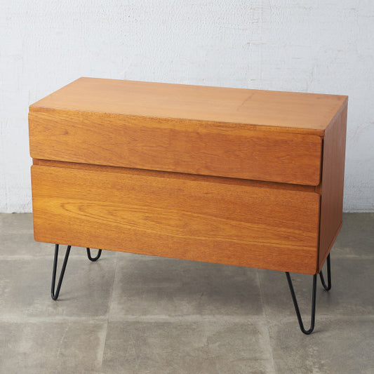 北欧ヴィンテージ チェスト / カスタム アイアンヘアピンレッグ