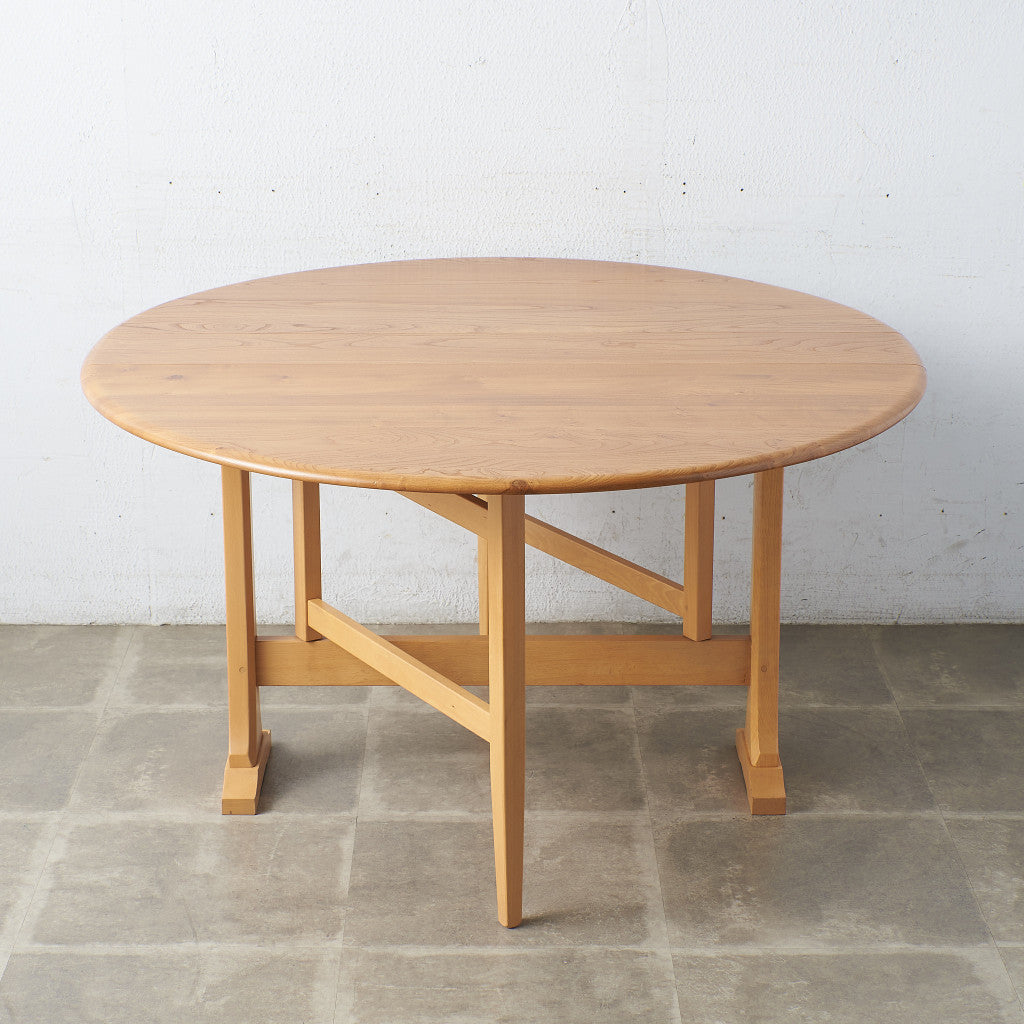 65890][アーコール ERCOL]オーバル型 ゲートレッグバタフライ