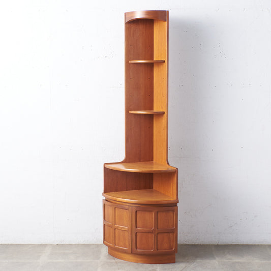 十字扉 ヴィンテージ トールコーナーキャビネット