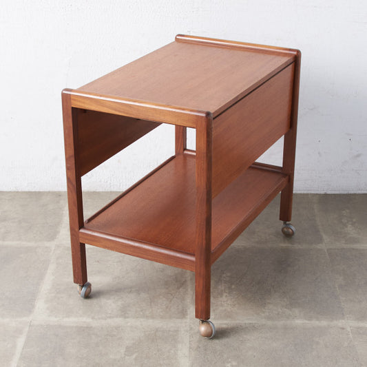 英国ヴィンテージ 拡張天板付き キッチンワゴン