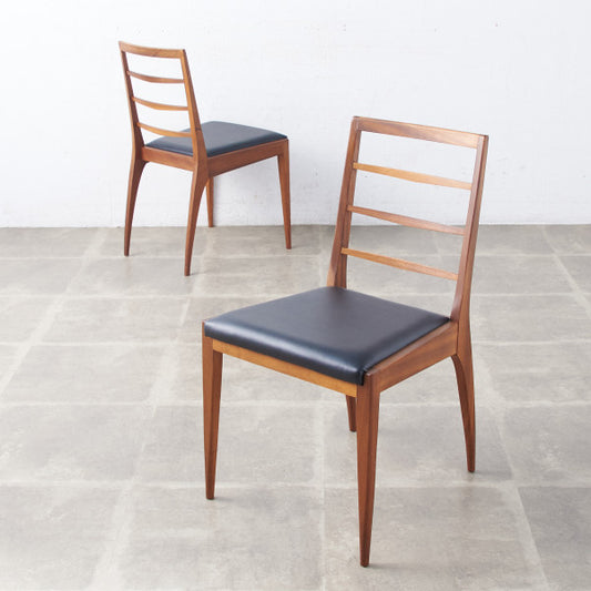 ヴィンテージ ダイニングチェア 2脚セット / 座面張替済