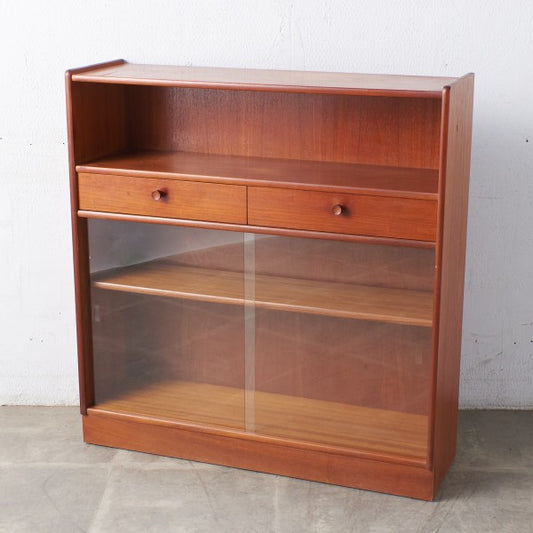 ヴィンテージ ガラスキャビネット