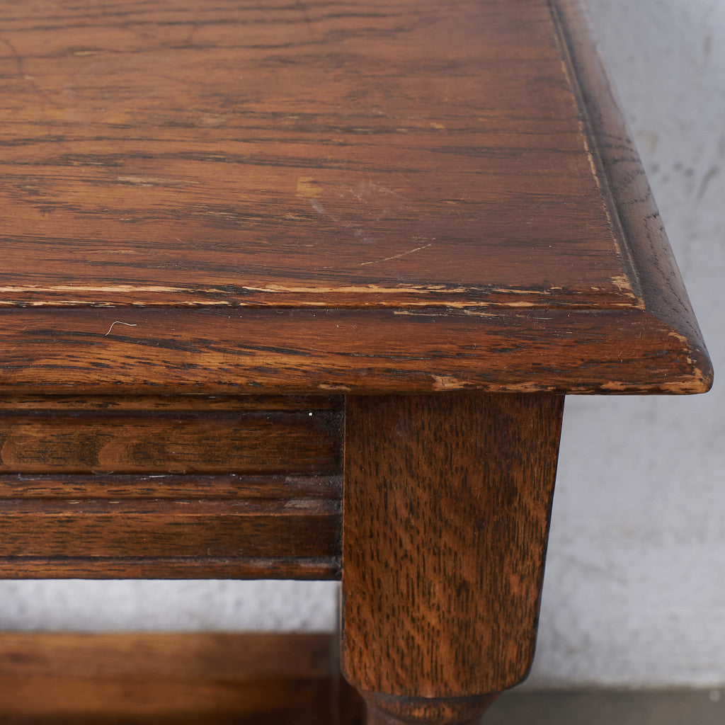 [72947]イギリス クラシック ネストテーブル 木製 オーク サイドテーブル主な素材